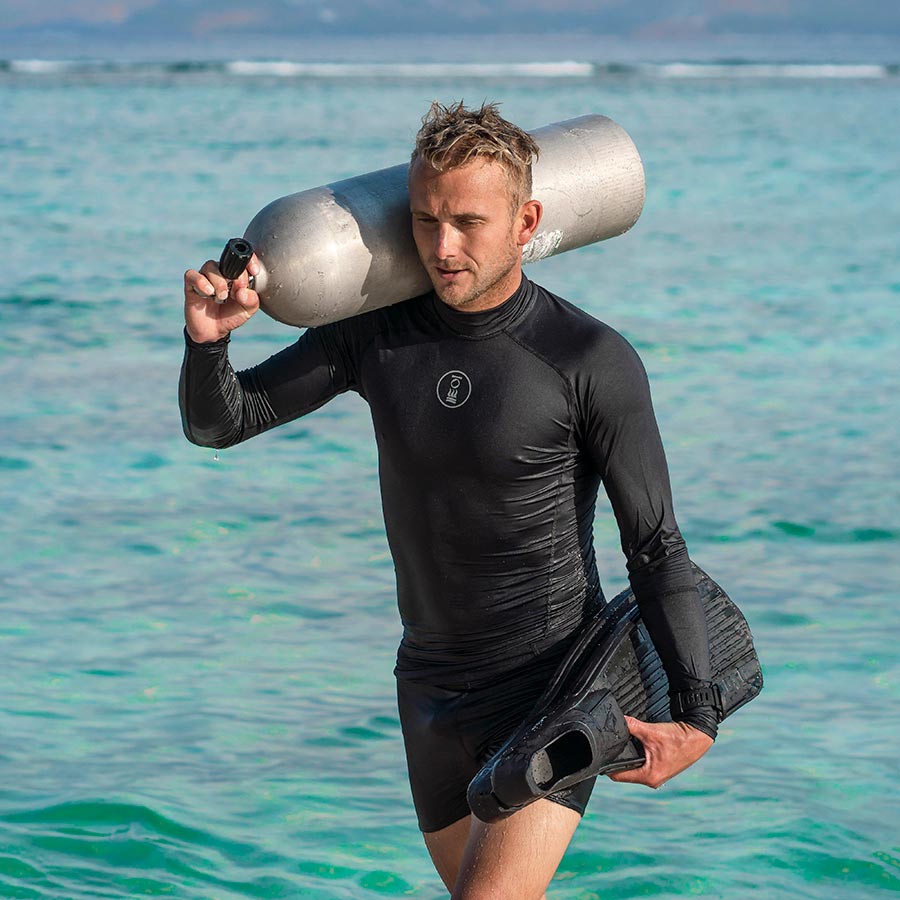Fourth Element Men’s Long Sleeve Hydroskin - Black