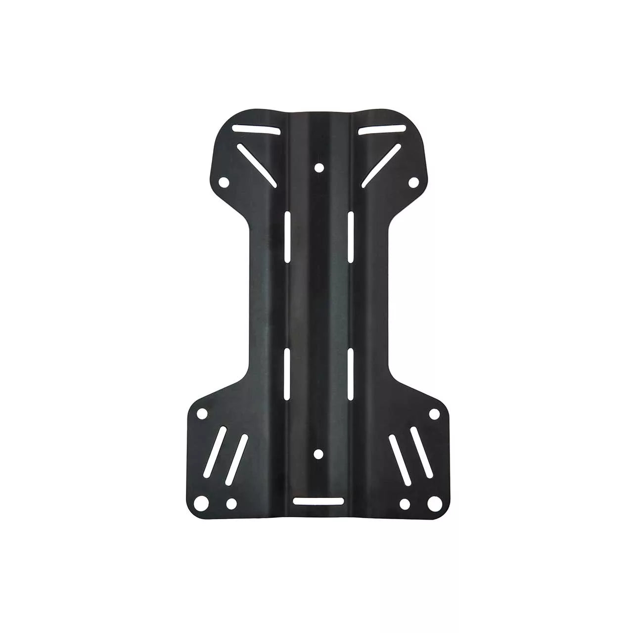 TECLINE H-shape Aluminium backplate - Black