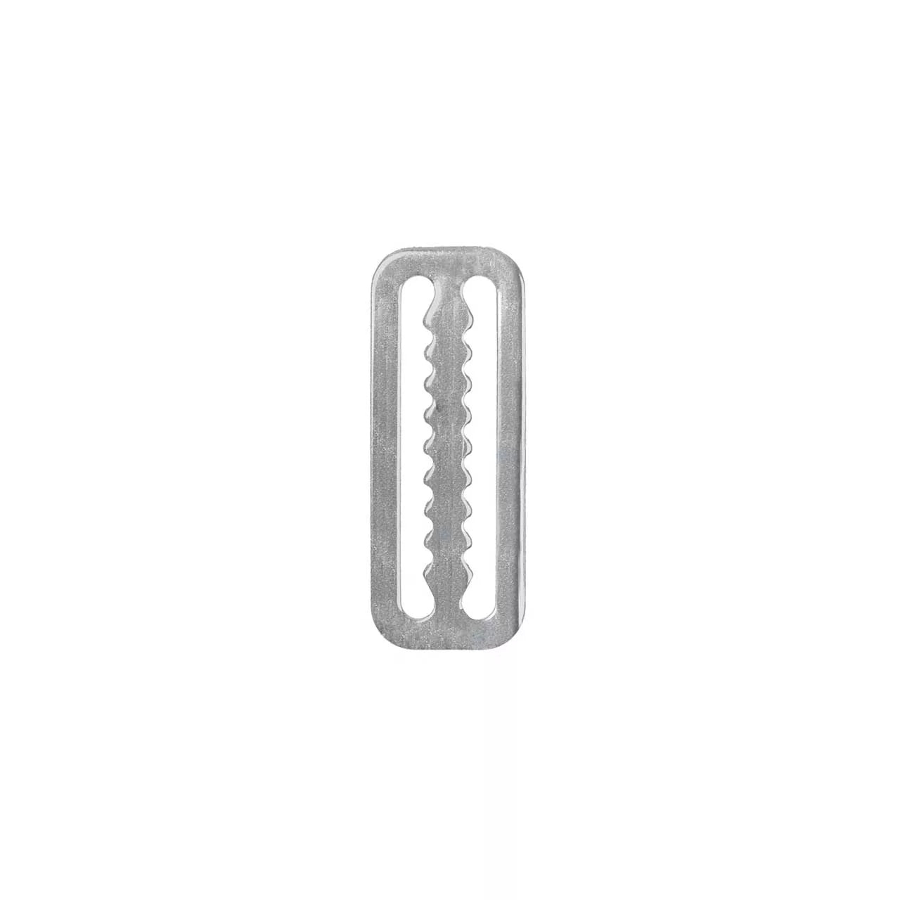 Serrated triglider 24x60 mm for webbing belt 50 m