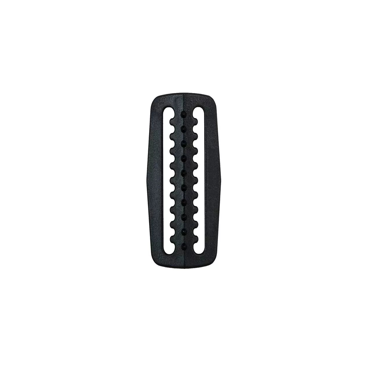 Serrated triglider plastic 35x60 mm for webbing belt 50 mm